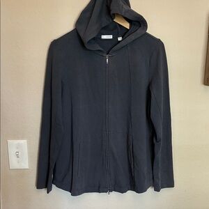 Women's Black Hooded Sweater